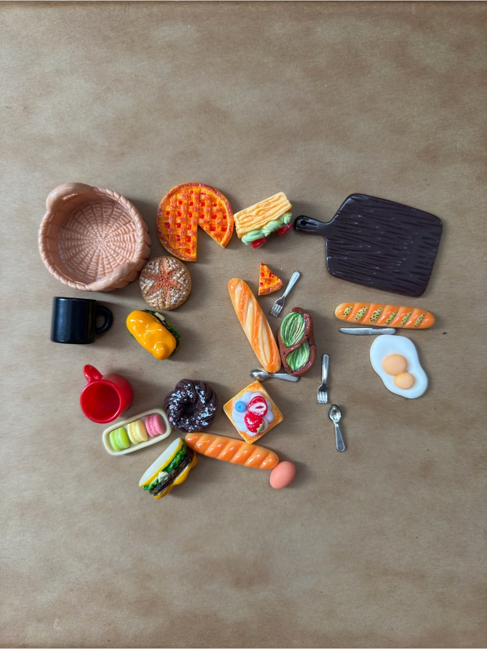 U-Zimikee Dollhouse Mini Kitchen Foods 22-pc miniatures